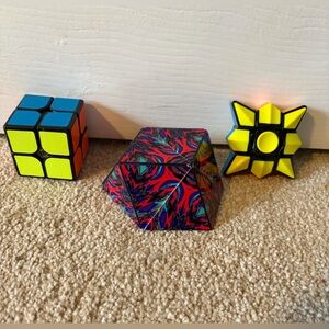 Rubik’s Cube & 2 other challenging puzzles, New